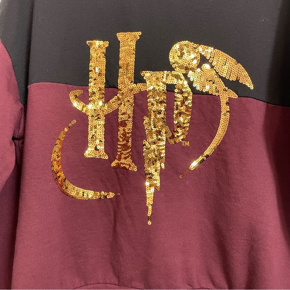 Harry Potter Sequined Logo long sleeve top - Picture 2 of 5